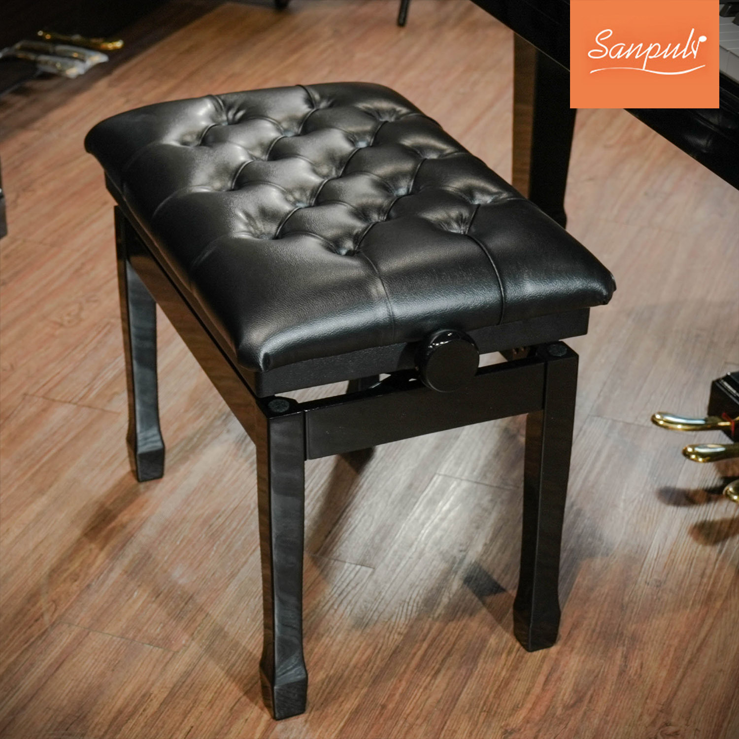Sanpuli 1017 豪華版鋼琴椅 可微調升降琴椅