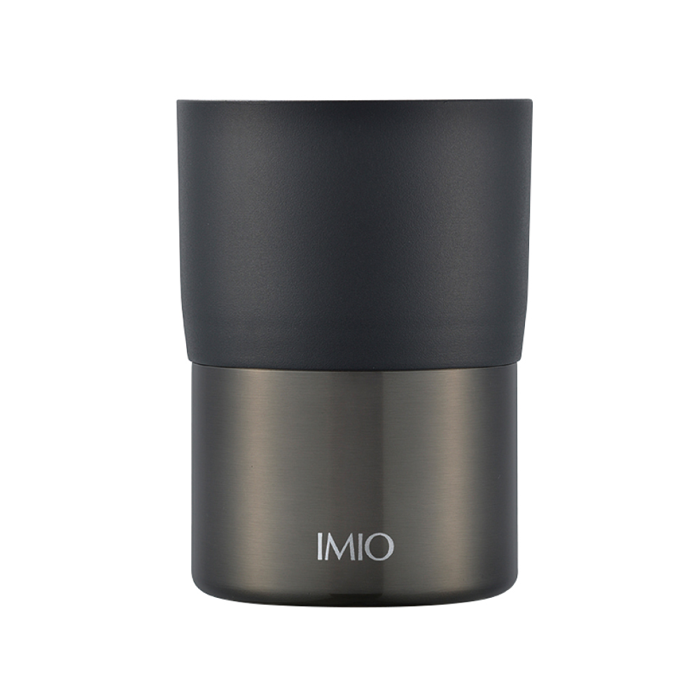 【日本和平】易開罐/冰淇淋兩用真空保冷杯350ml/IM-0026/時尚黑