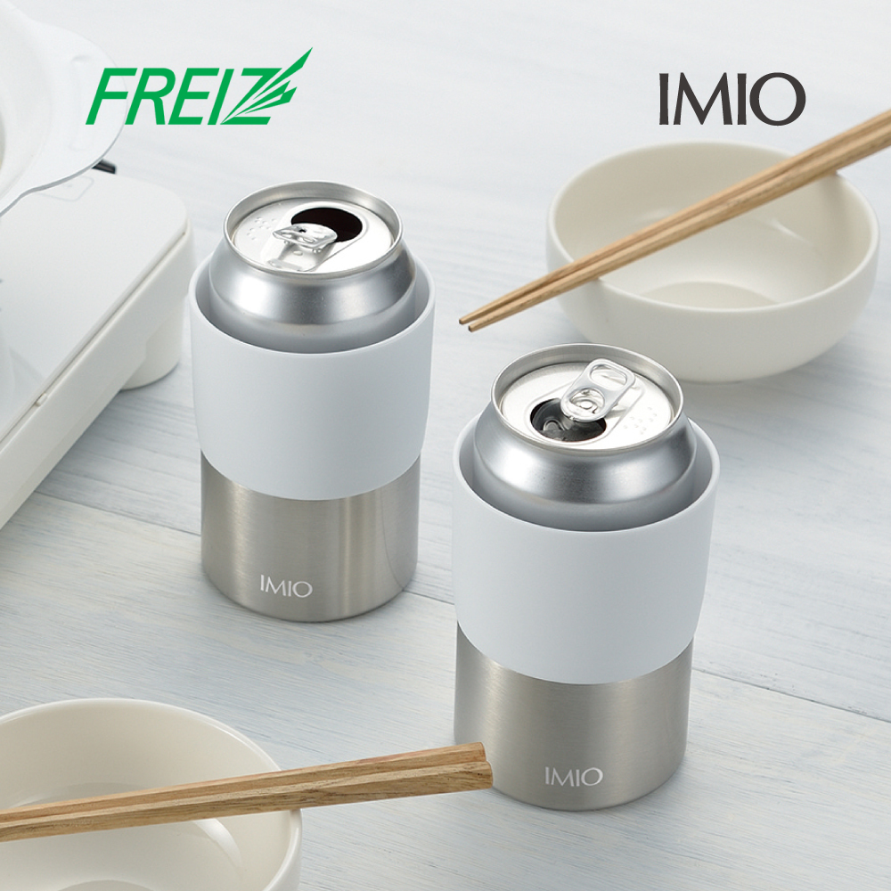 【日本和平】易開罐/冰淇淋兩用真空保冷杯350ml/IM-0024/純淨白