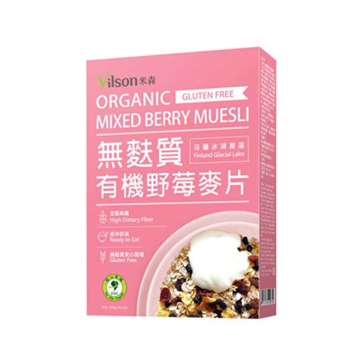 米森有機無麩質野莓麥片
