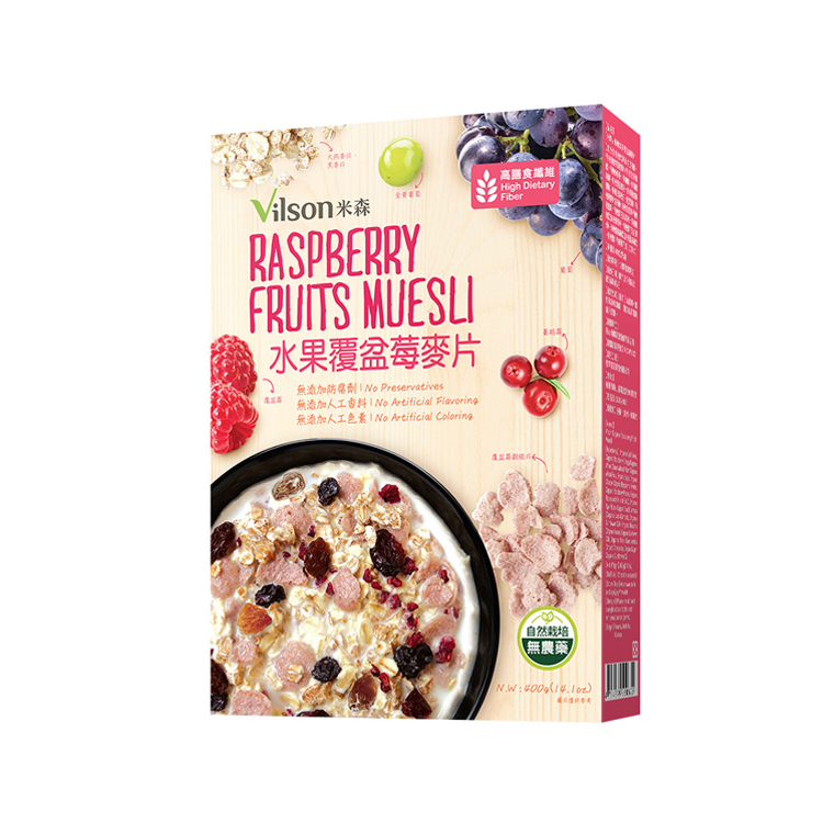 米森水果覆盆莓麥片