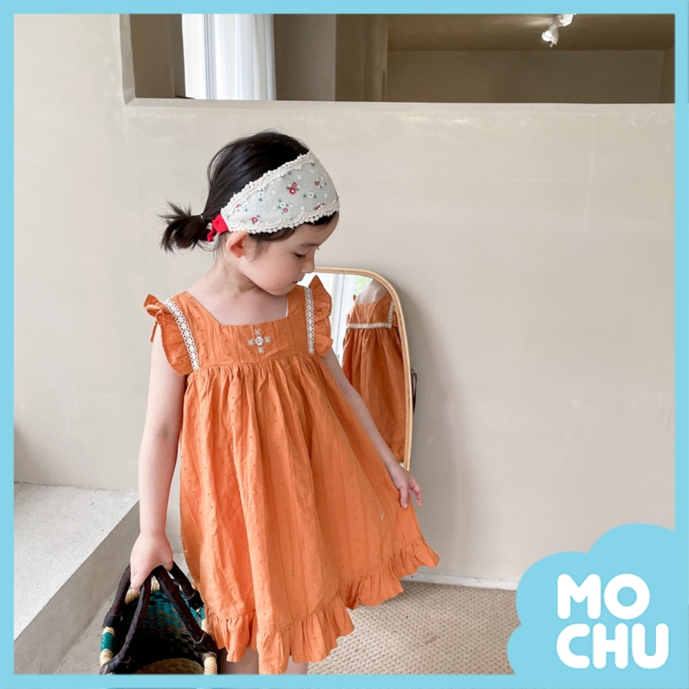 刺繡花邊連衣裙(兩色)