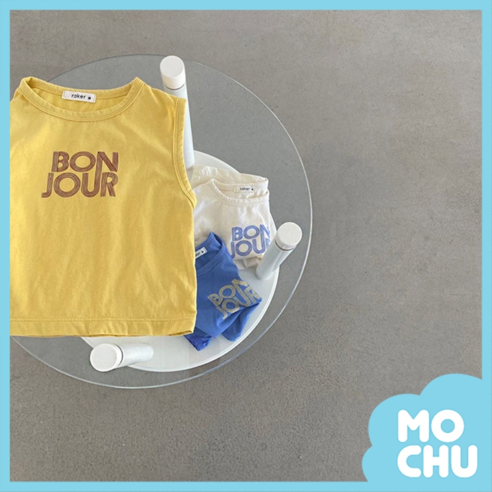 BONJOUR無袖背心上衣(三色)