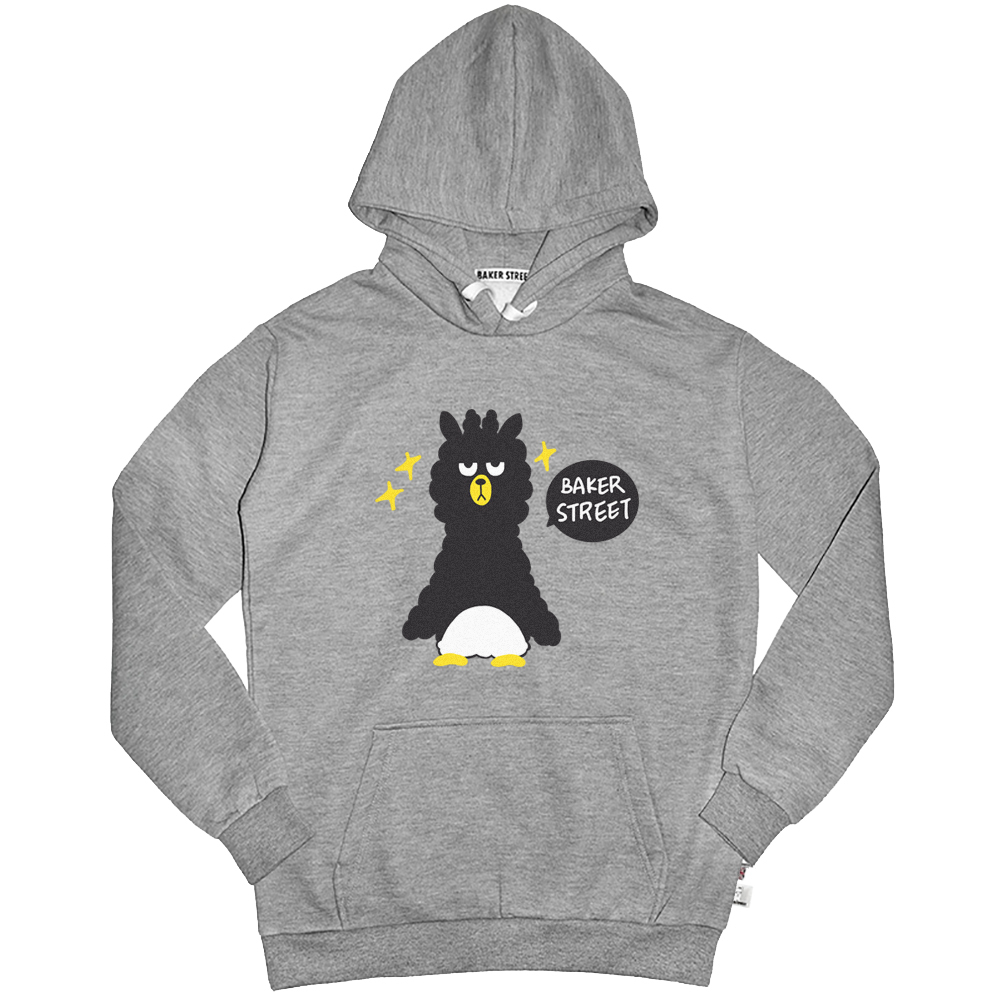 XOAlpaca 酷企駝 高磅數長袖帽T