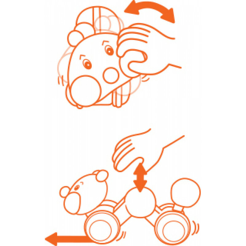 K's Kids 大肌小毛蟲 (Press n Go inchworm) KA10545