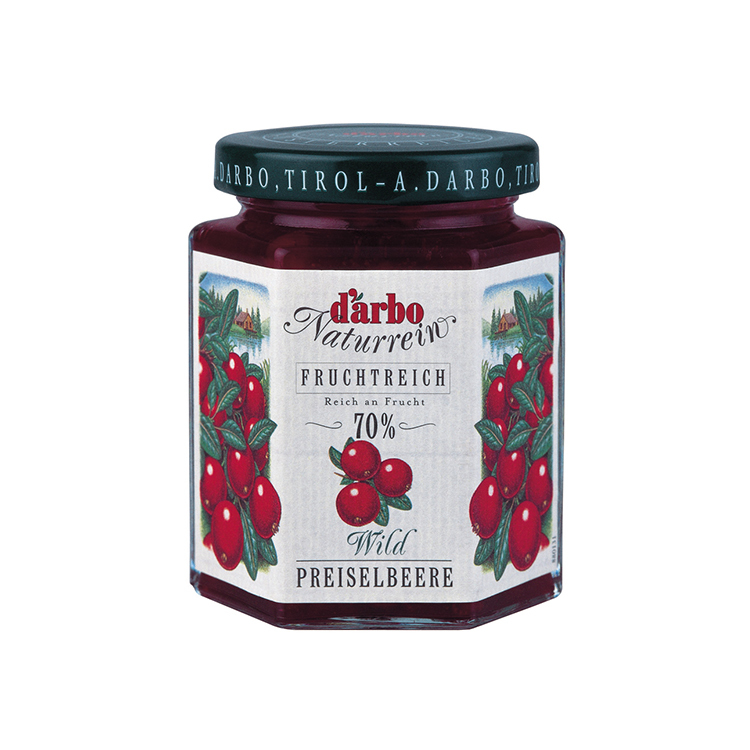 D’arbo 德寶70%果肉越桔果醬（野生蔓越莓）