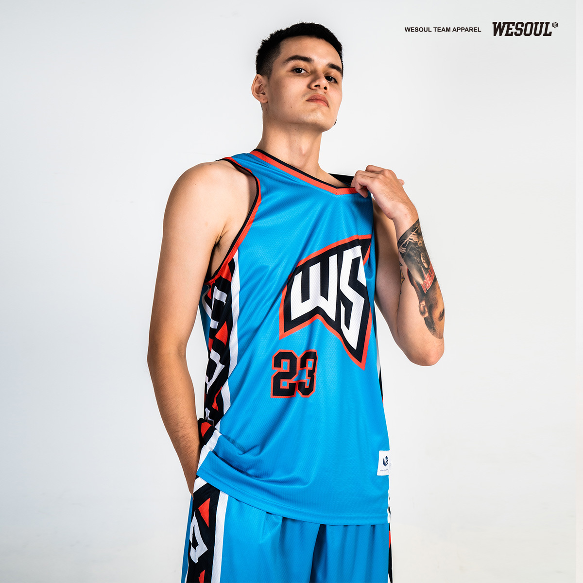 【WESOUL】 WS002 全客製籃球服（塔圖因款）/ 客製隊徽，號碼，姓名不加價 / 球衣