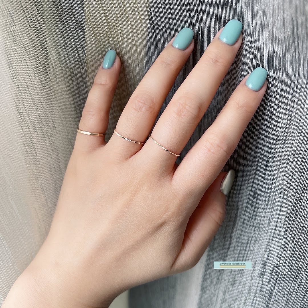 極緻細Ｋ金戒指