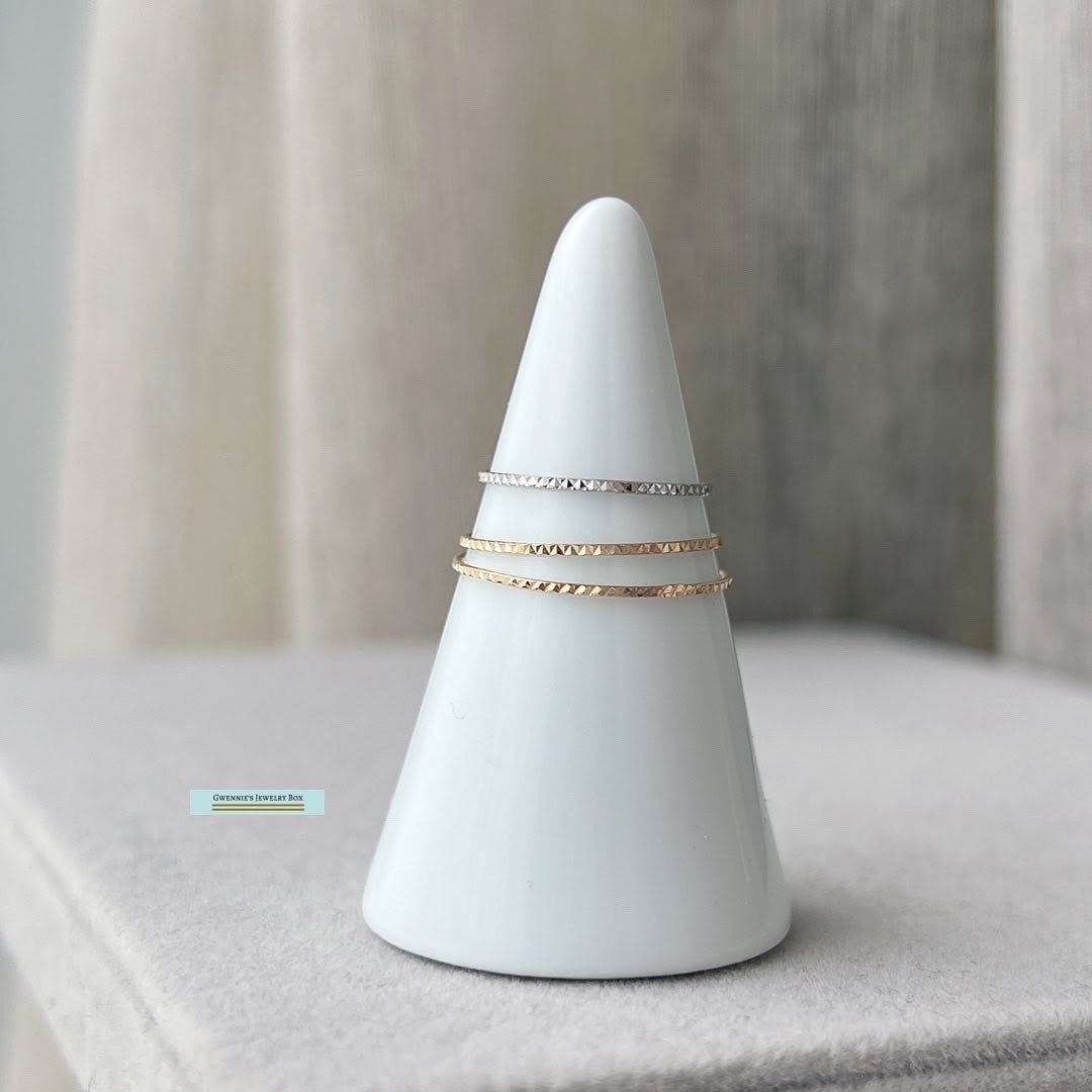 極緻細Ｋ金戒指