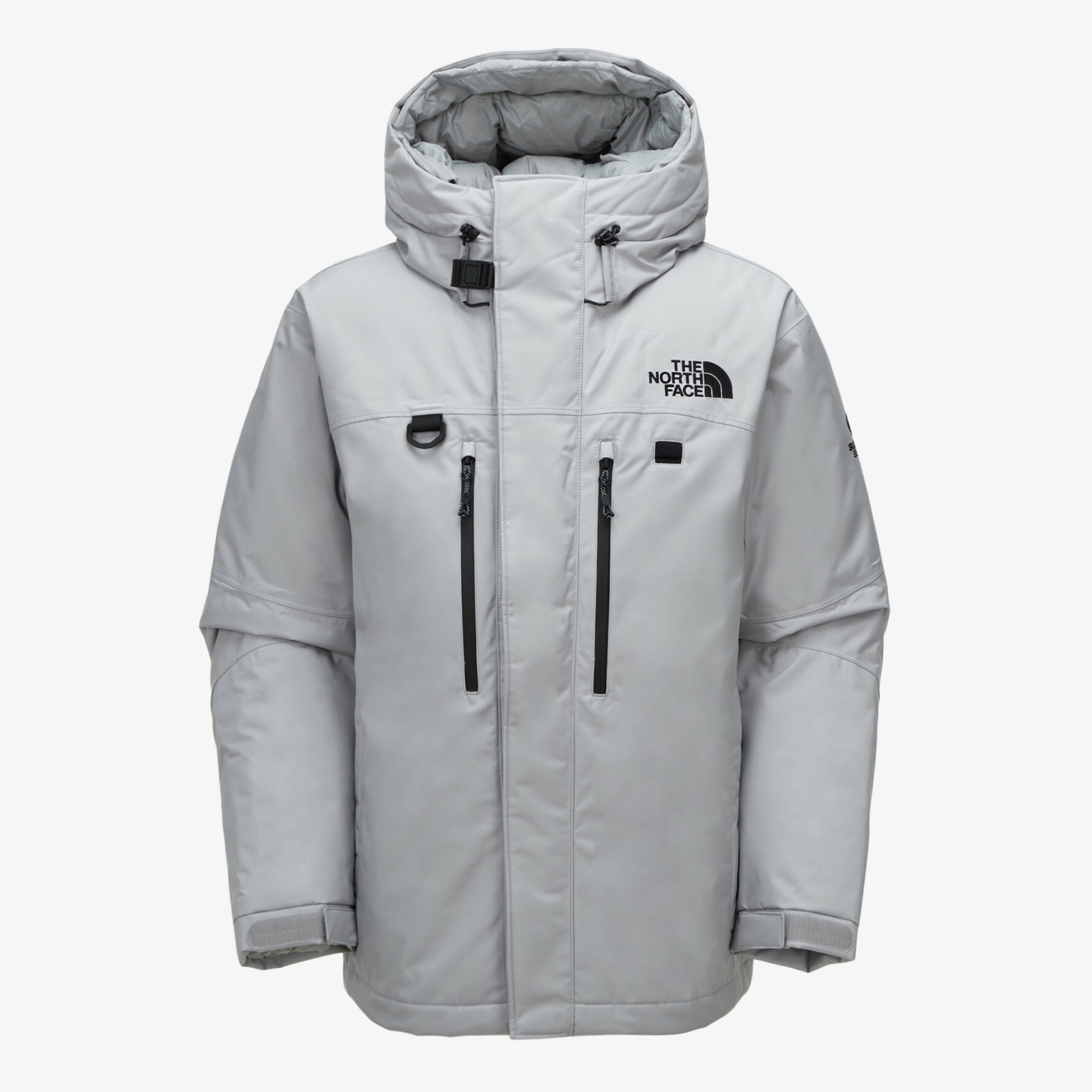 THE NORTH FACE HIMALAYAN 連帽 羽絨 外套 灰 NJ2YN50C