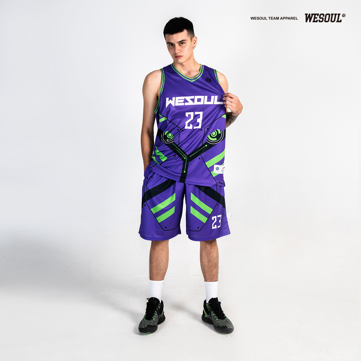 【WESOUL】WS005 全客製籃球服（福音款）/ 客製隊徽，號碼，姓名不加價 / 球衣