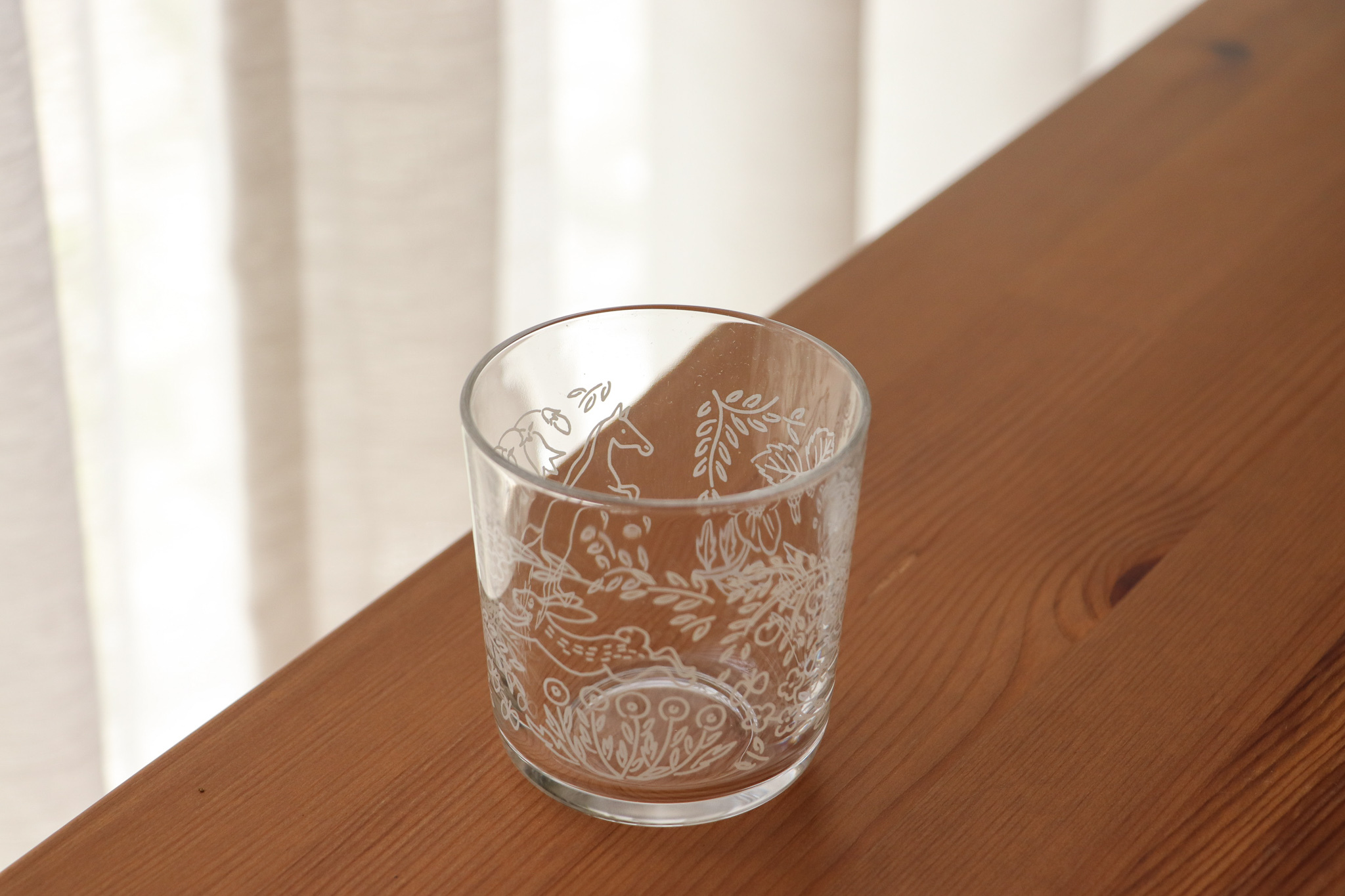 插畫家 淺野みどり Midori Asano動物花草玻璃杯