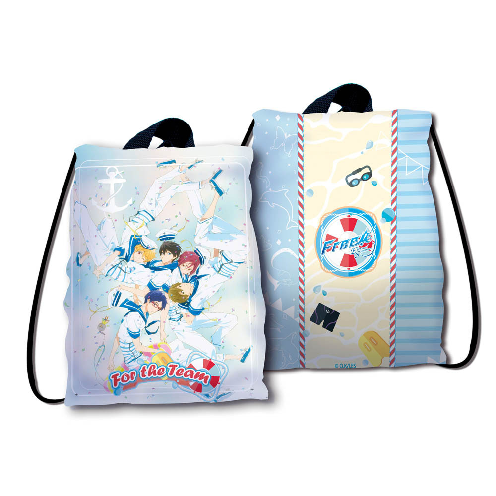 Free!ES-大束口背袋-海軍風