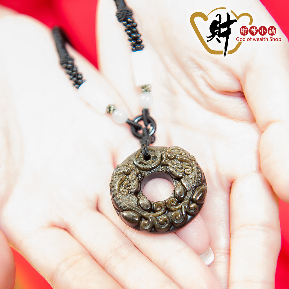 【財神小舖】富貴圓滿-金曜石貔貅項鍊(風采) (含開光) (廠商直出、不參加免運及滿額贈優惠)