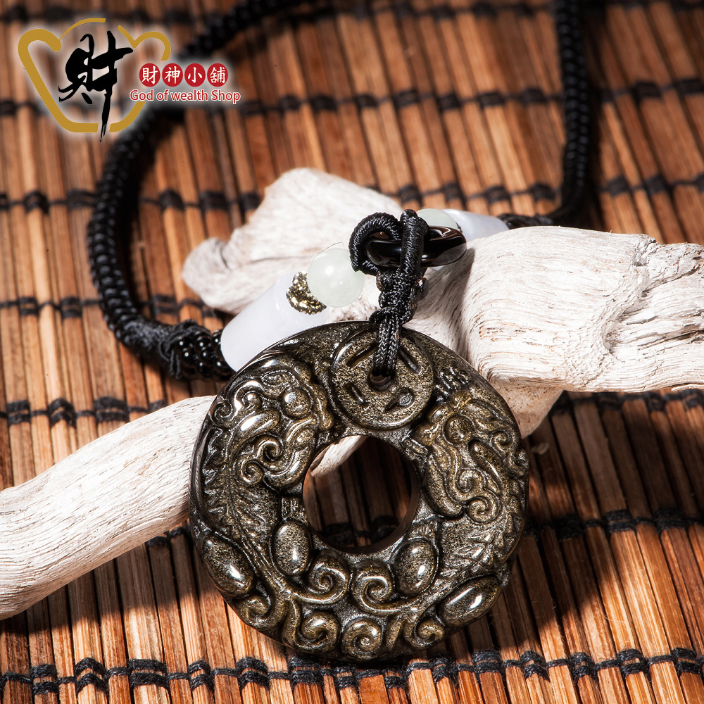 【財神小舖】富貴圓滿-金曜石貔貅項鍊(風采) (含開光) (廠商直出、不參加免運及滿額贈優惠)