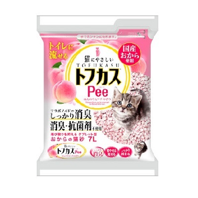 日本爽快香桃味 環保豆腐砂 7L