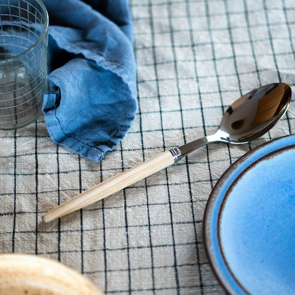 SABRE | Jonc 法風畫家系列 | 主餐湯匙&nbsp;| 亮面 | 淺色木