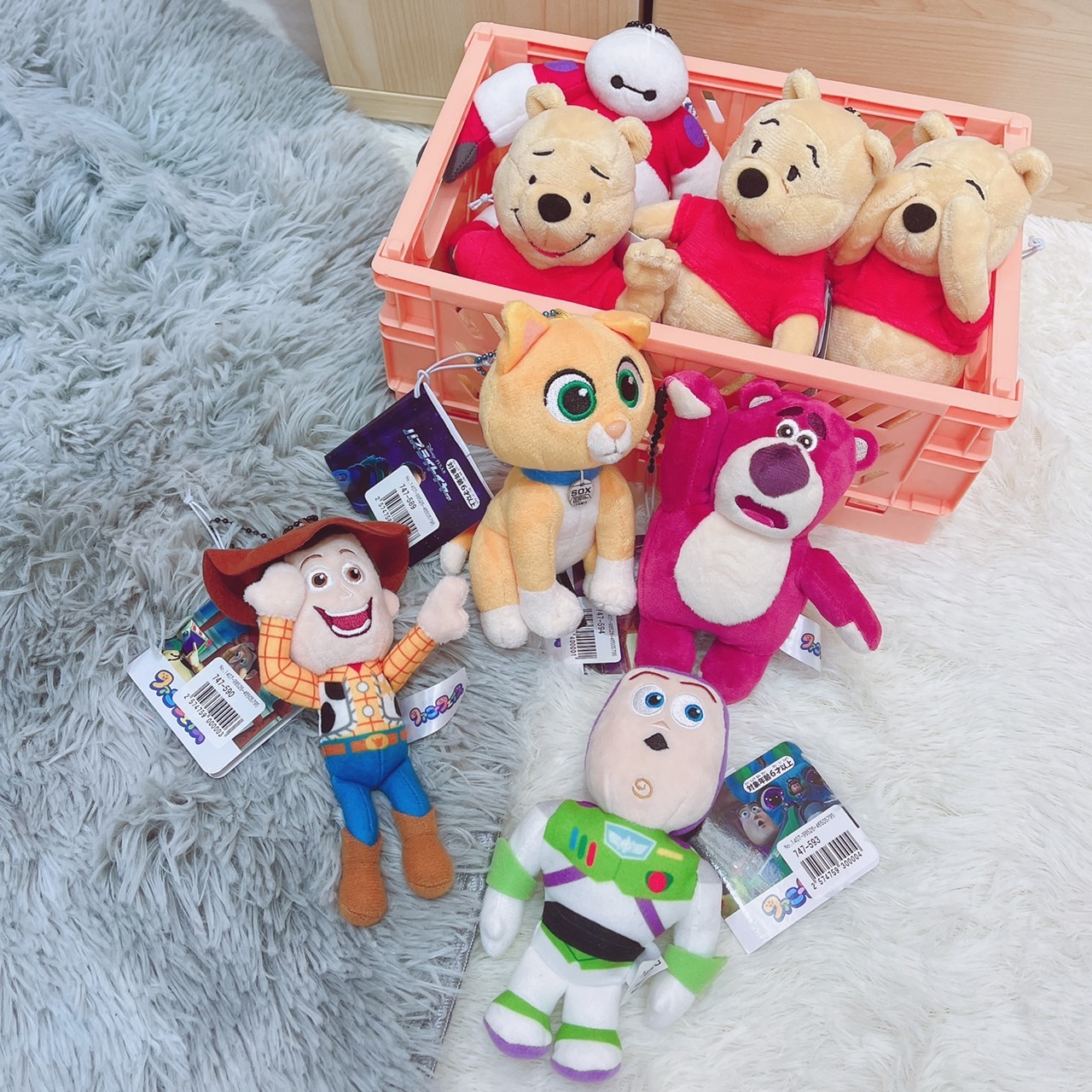 【現貨】迪士尼皮克斯 迷因表情系列 吊飾娃娃 胡迪/巴斯/熊抱哥/白襪