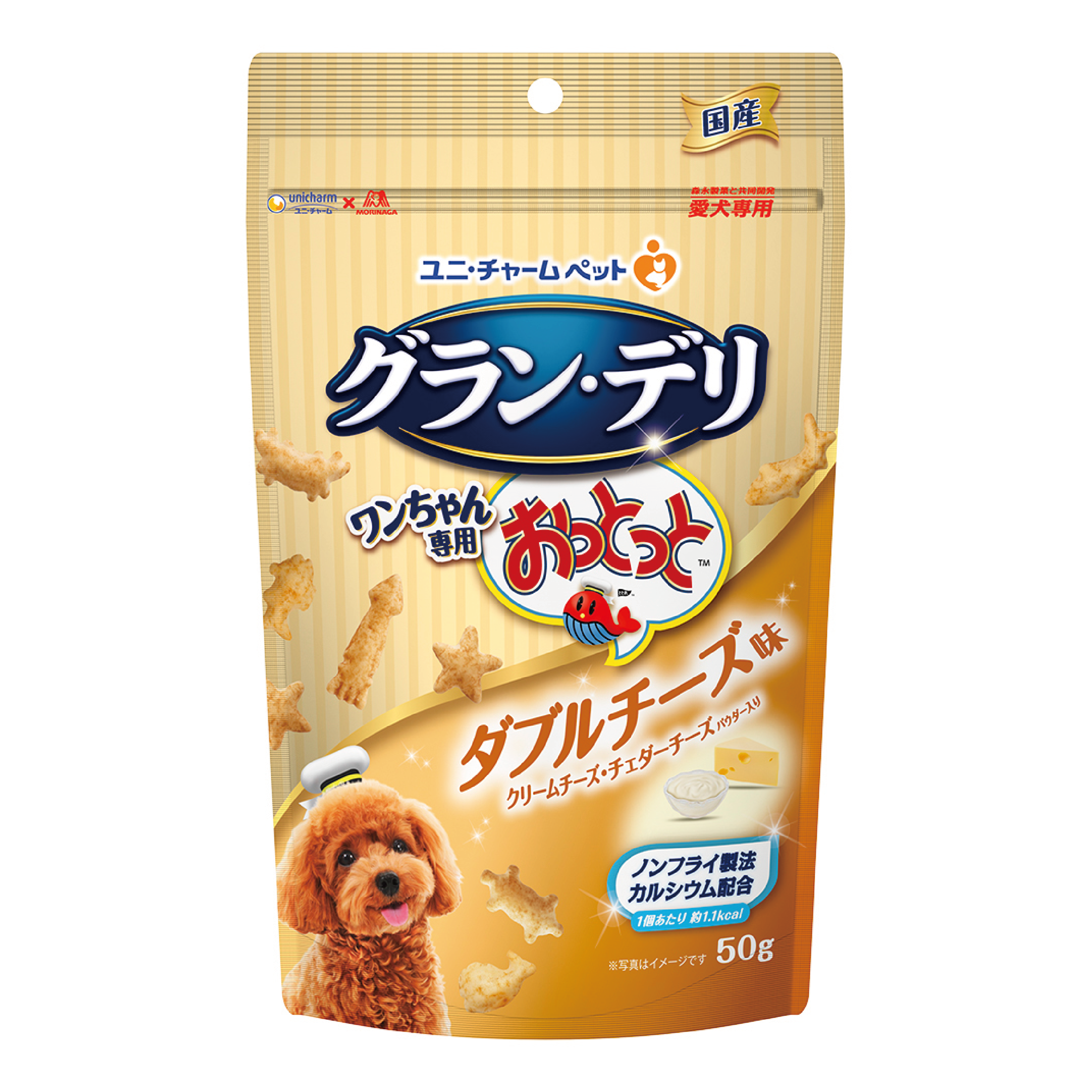 Unicharm｜香脆雙重芝士 狗小食50g (UIC-9743)