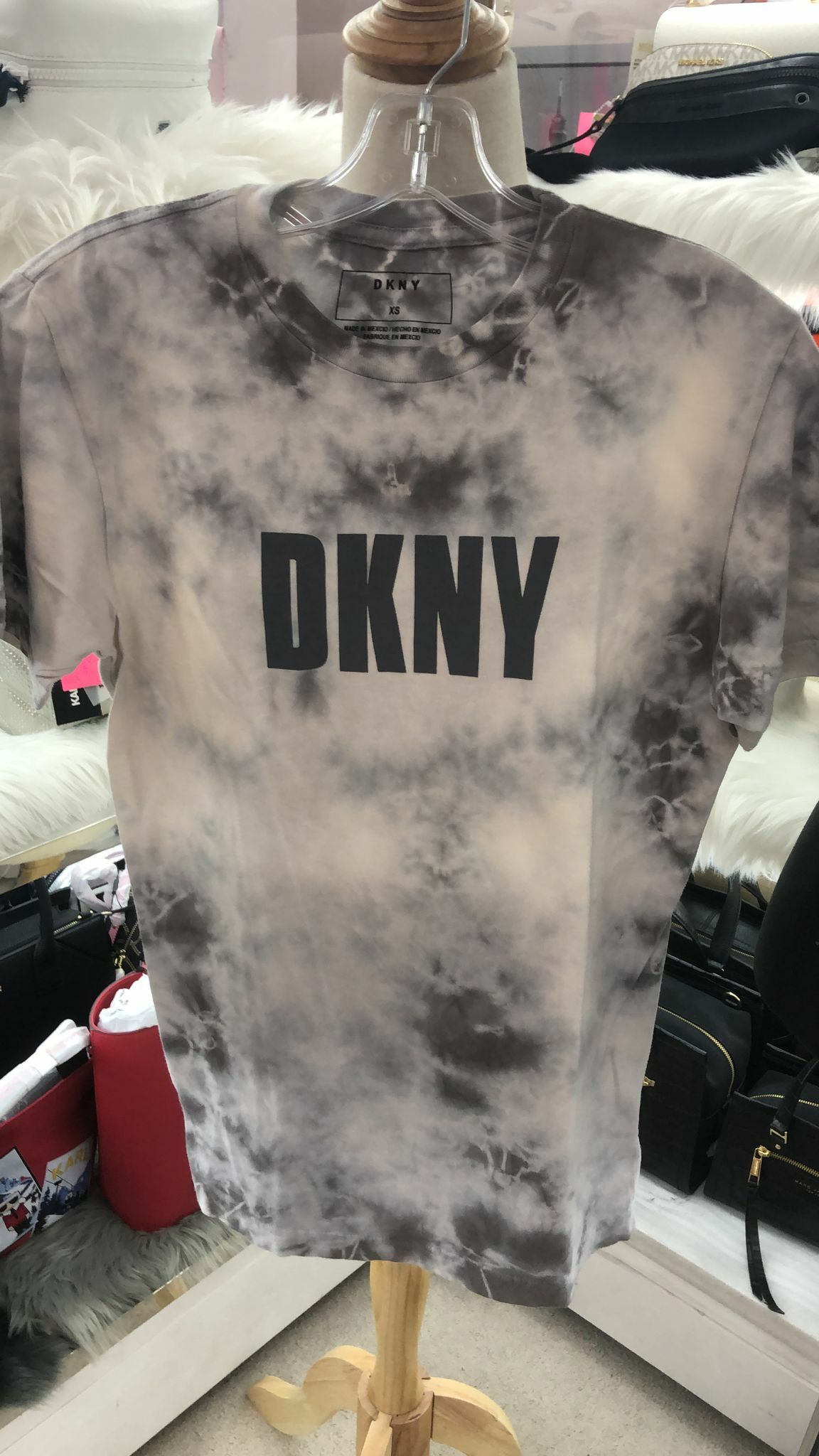 [S] DKNY TSHIRT MEN TIE-DYE,GREY , M1060083-GRY (SD157)