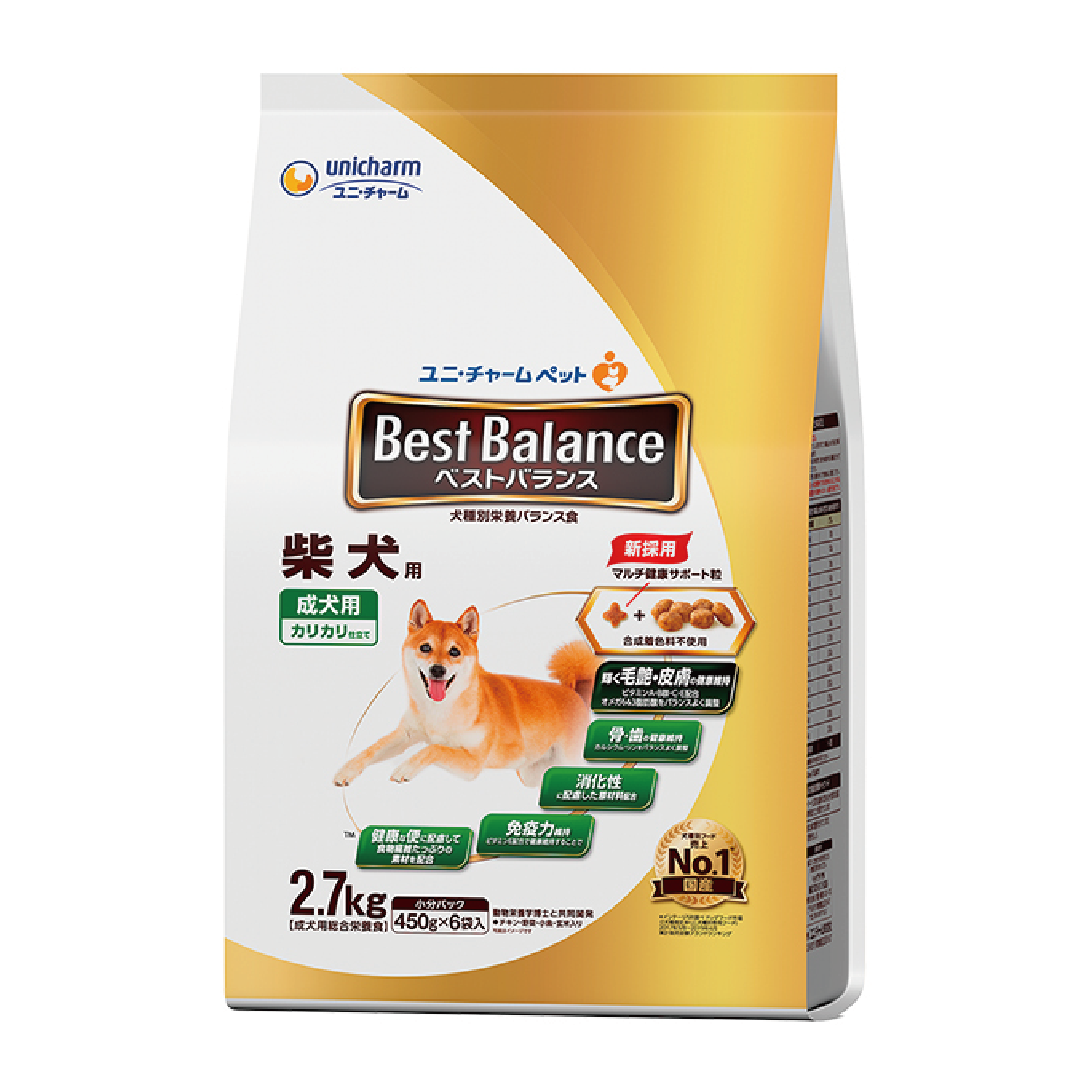 Unicharm｜最佳美毛健體柴犬成犬糧2.7kg (UIC-7032)