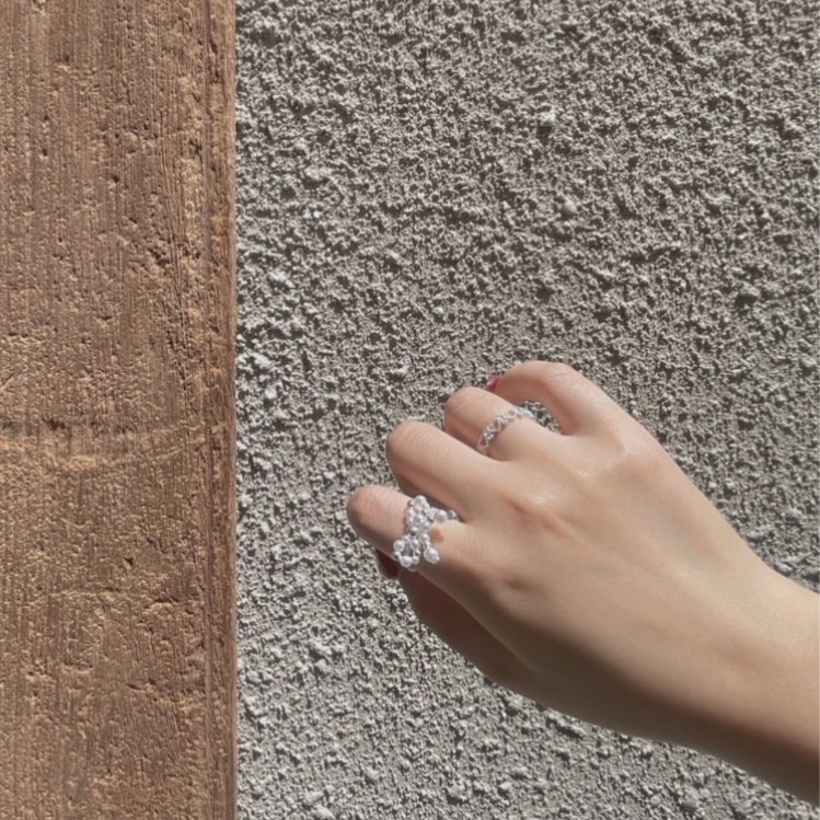 925 silver-Rosette Ring