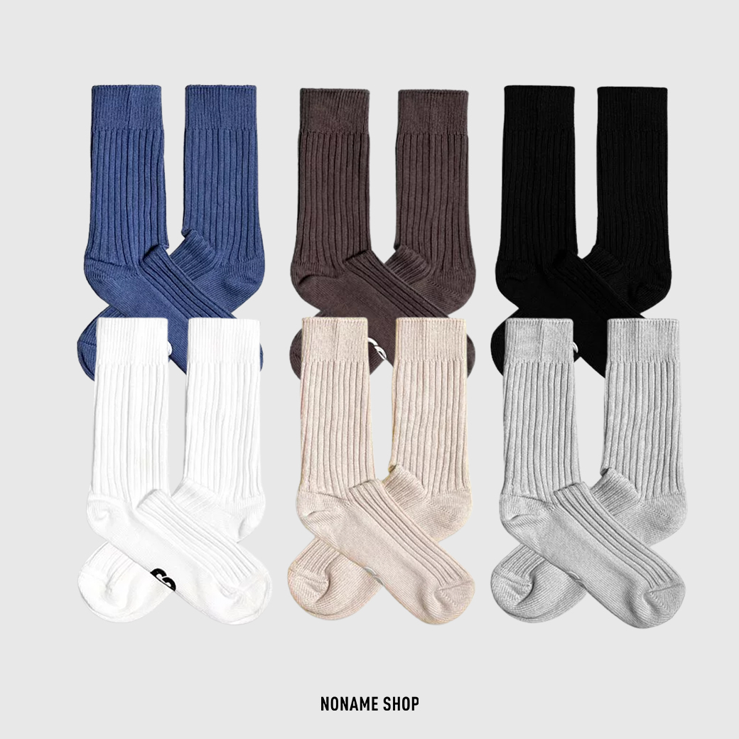 Best Foot Friend BFF 純色 雙針頭 泡泡襪 長襪 襪子 六色