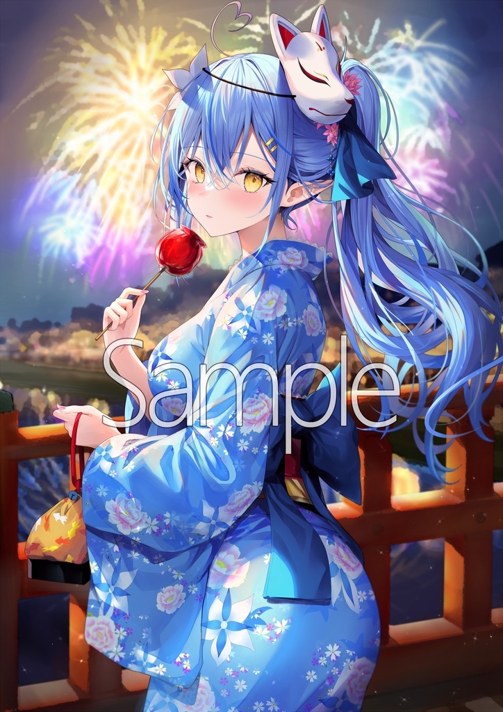 「同人代購」リン☆ユウ C100 雪花ラミィ Lamy B2掛布