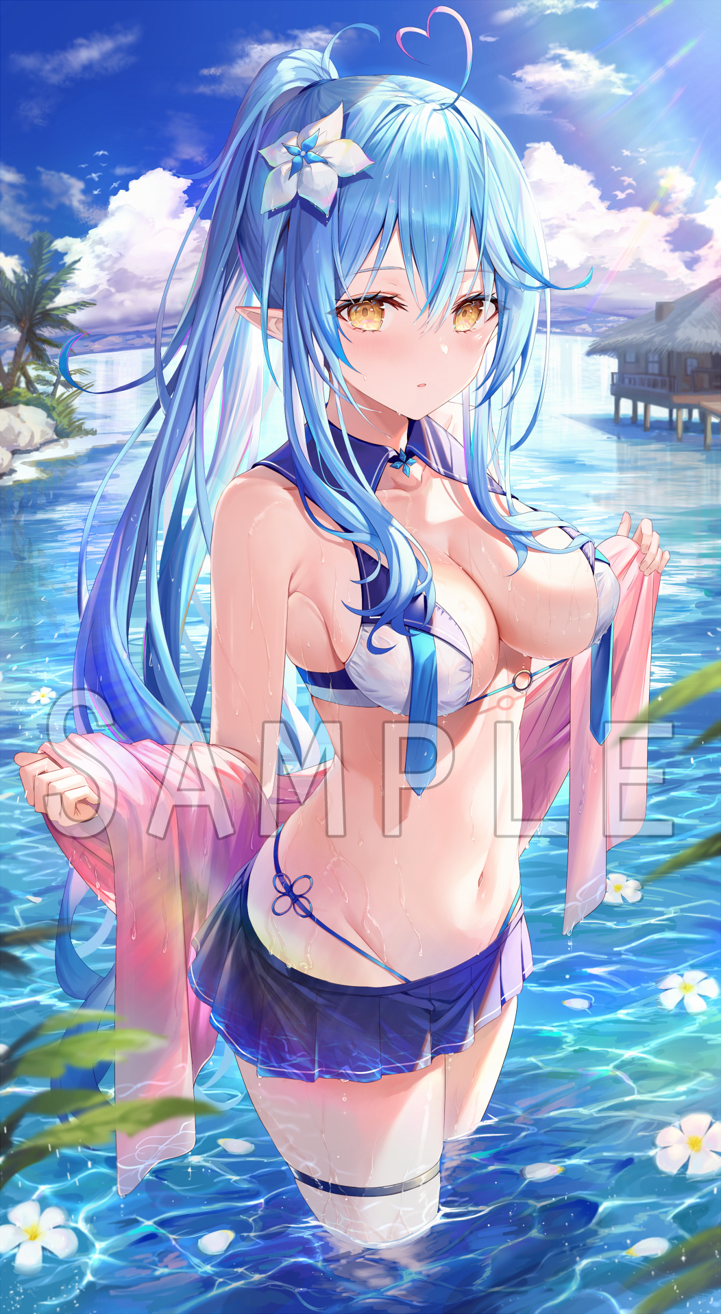 「同人代購」リン☆ユウ C100 雪花ラミィ Lamy 特大掛布