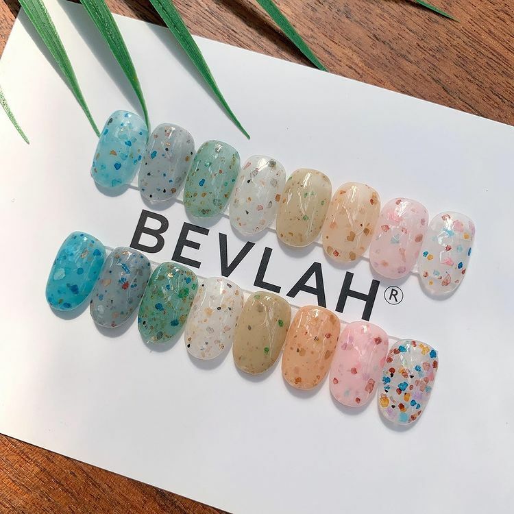 (全套8樽) BEVLAH 水磨石 Gel Set - FALL IN TERRAZZO