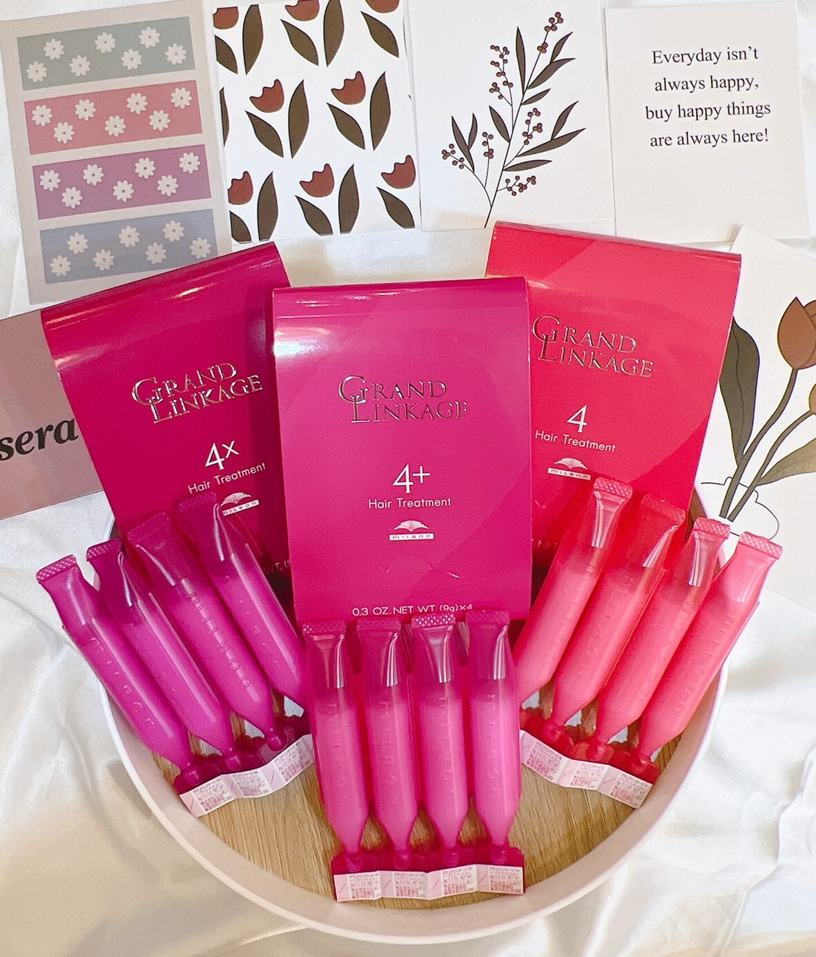 Milbon 哥德式 柔漾護髮 四劑式 第4劑護髮 (9g*4入) 4 / 4+ / 4X