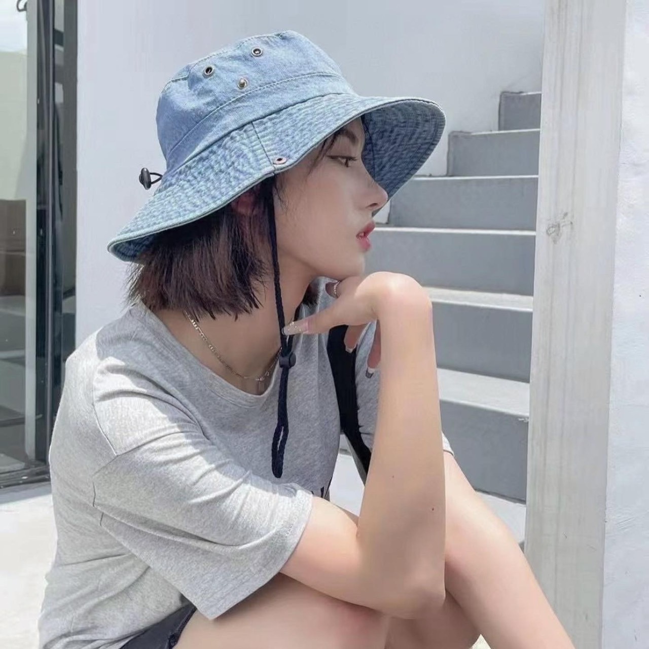 牛仔奔尼帽/3色