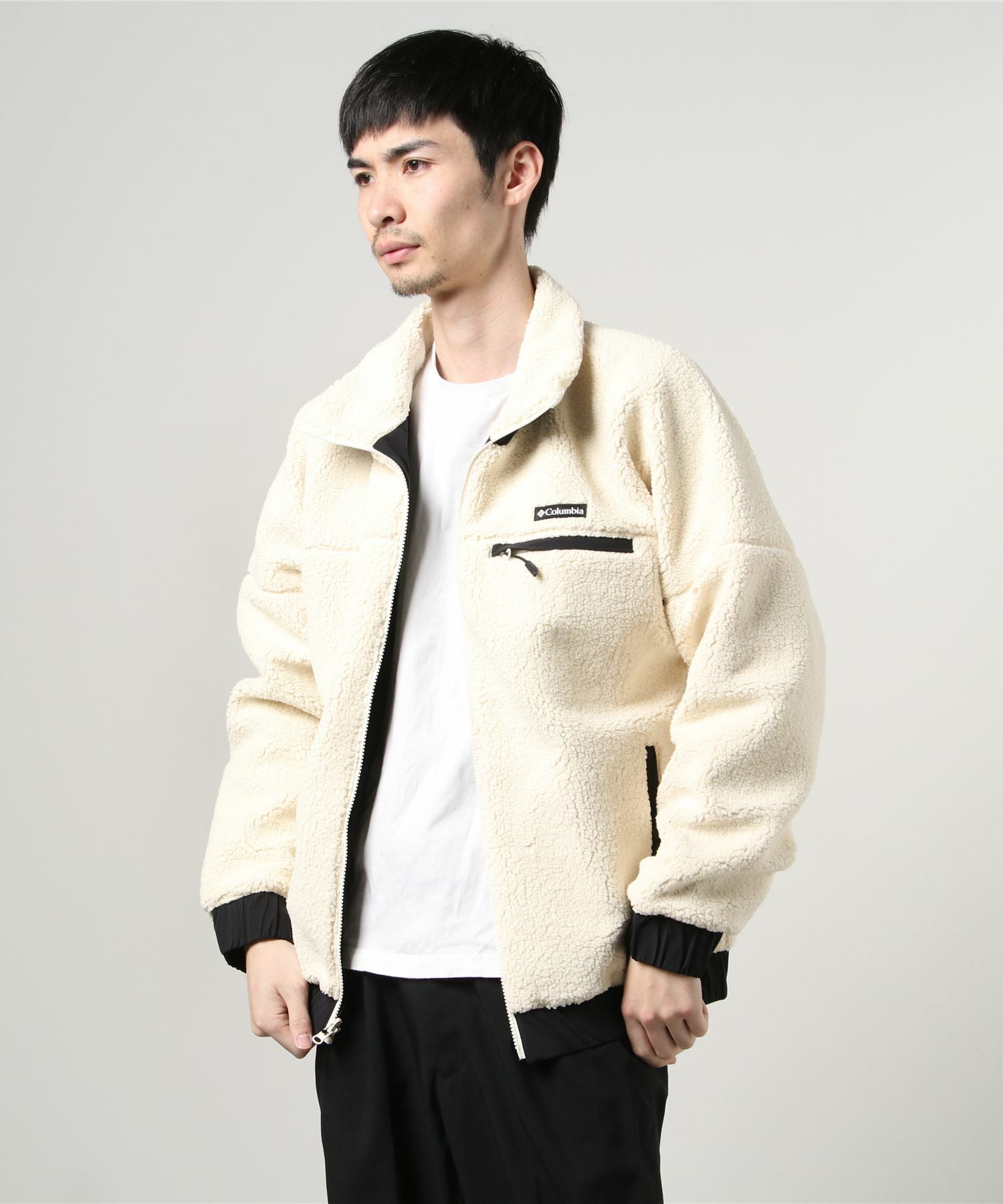 COLUMBIA 哥倫比亞 Floyd Rock 夾克 雙面外套 黑/米