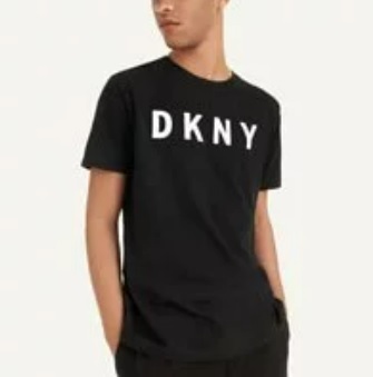 [S] DKNY CLASSIC LOGO TEE,BLACK, M9610002-BLK, (FINAL SALE) (SD170)