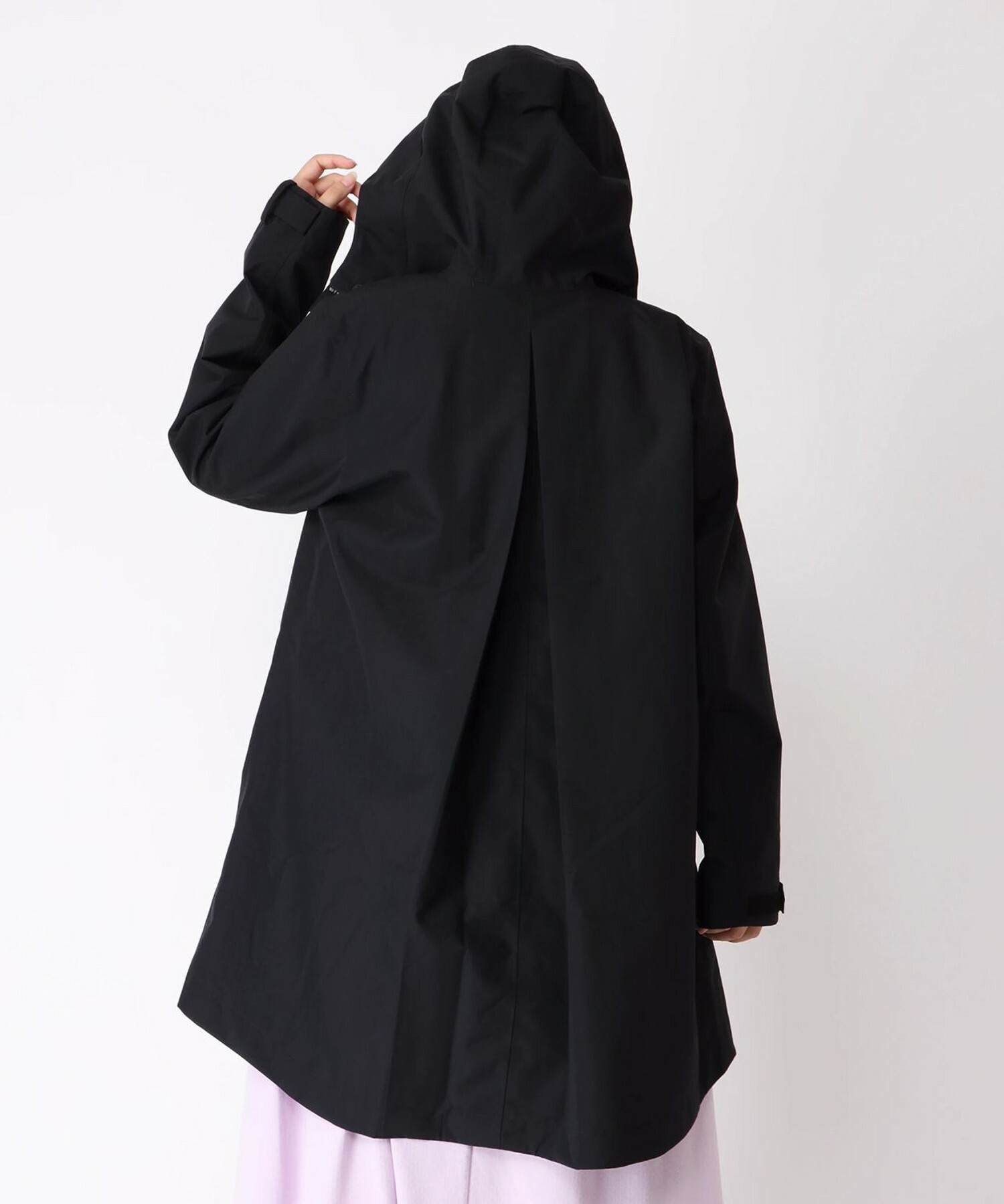 COLUMBIA 哥倫比亞 長雨衣 長版 大衣 外套 黑色 女