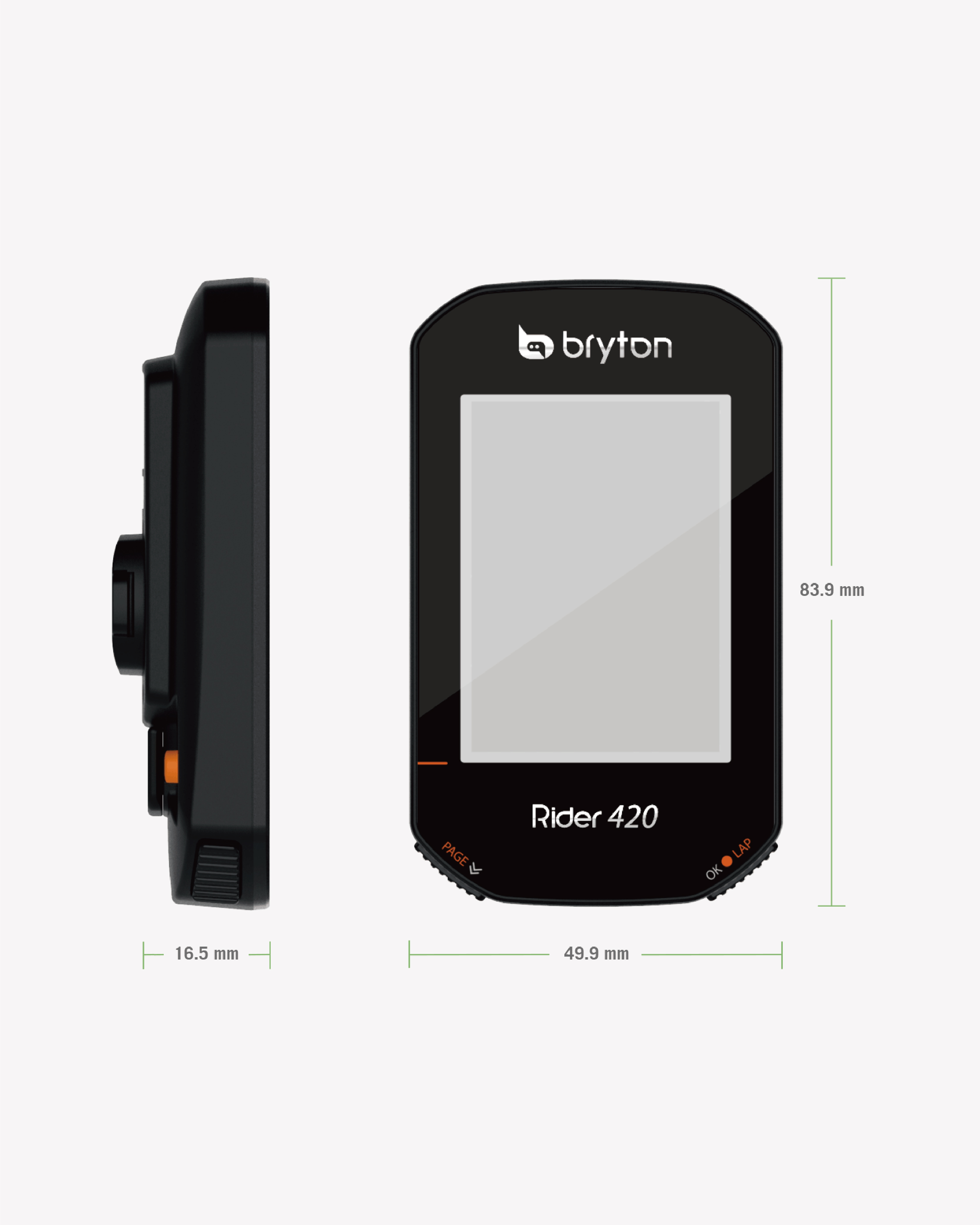 【Bryton】Rider 420E 自行車碼表 / 單機版