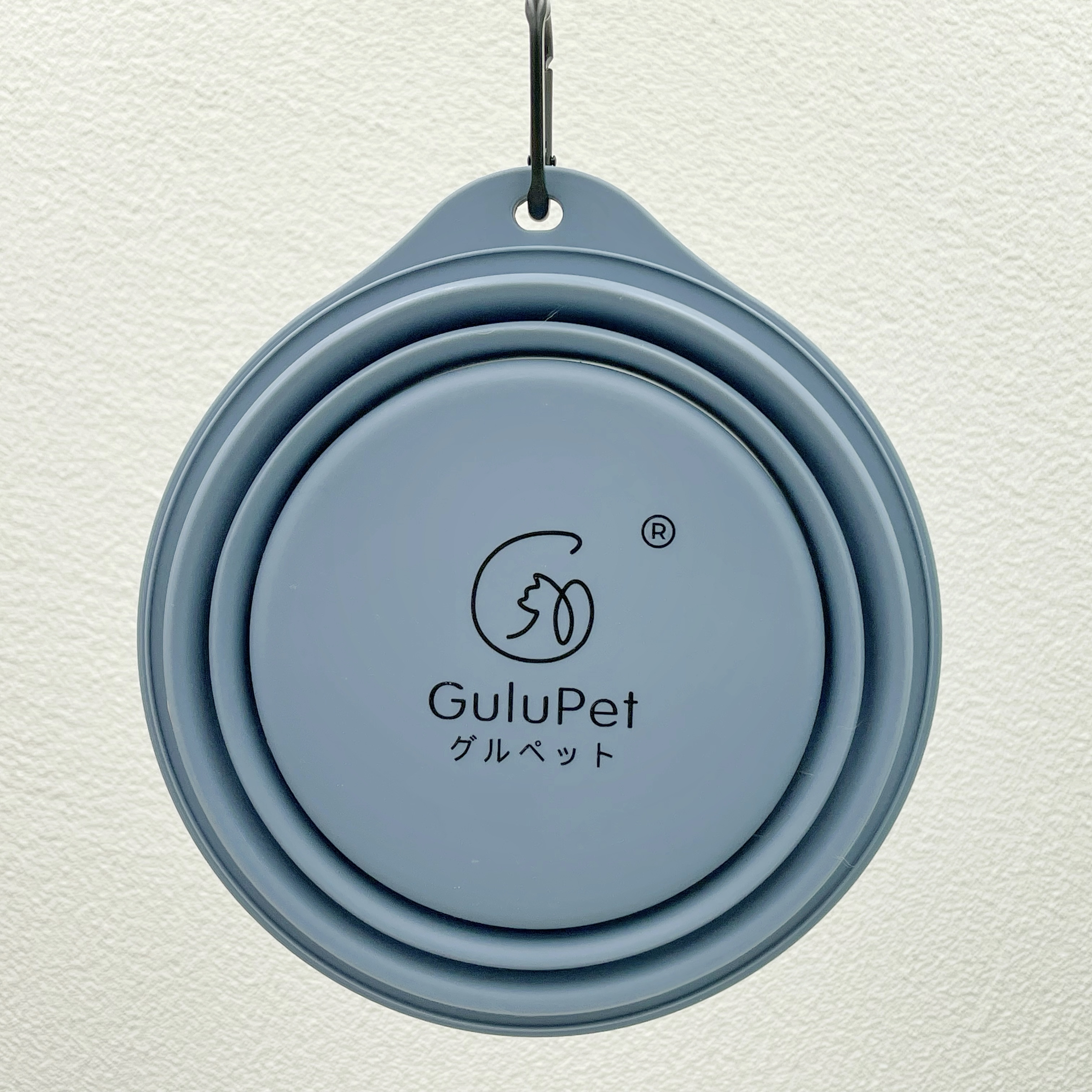 GuluPet食品級矽膠寵物出行摺疊碗