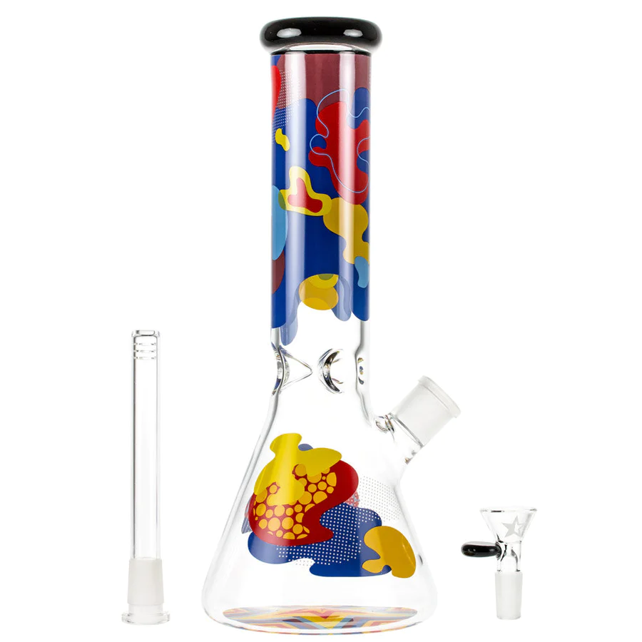 FAMOUS DESIGN PAPAYA BEAKER WATER PIPE