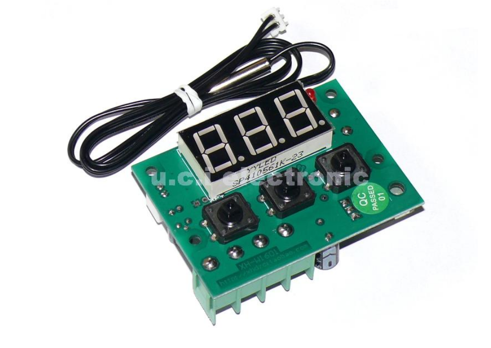 【UCI電子】(W-4)  XH-W1601 數位溫度控制器DC12V溫度控制器高精度PID溫控板