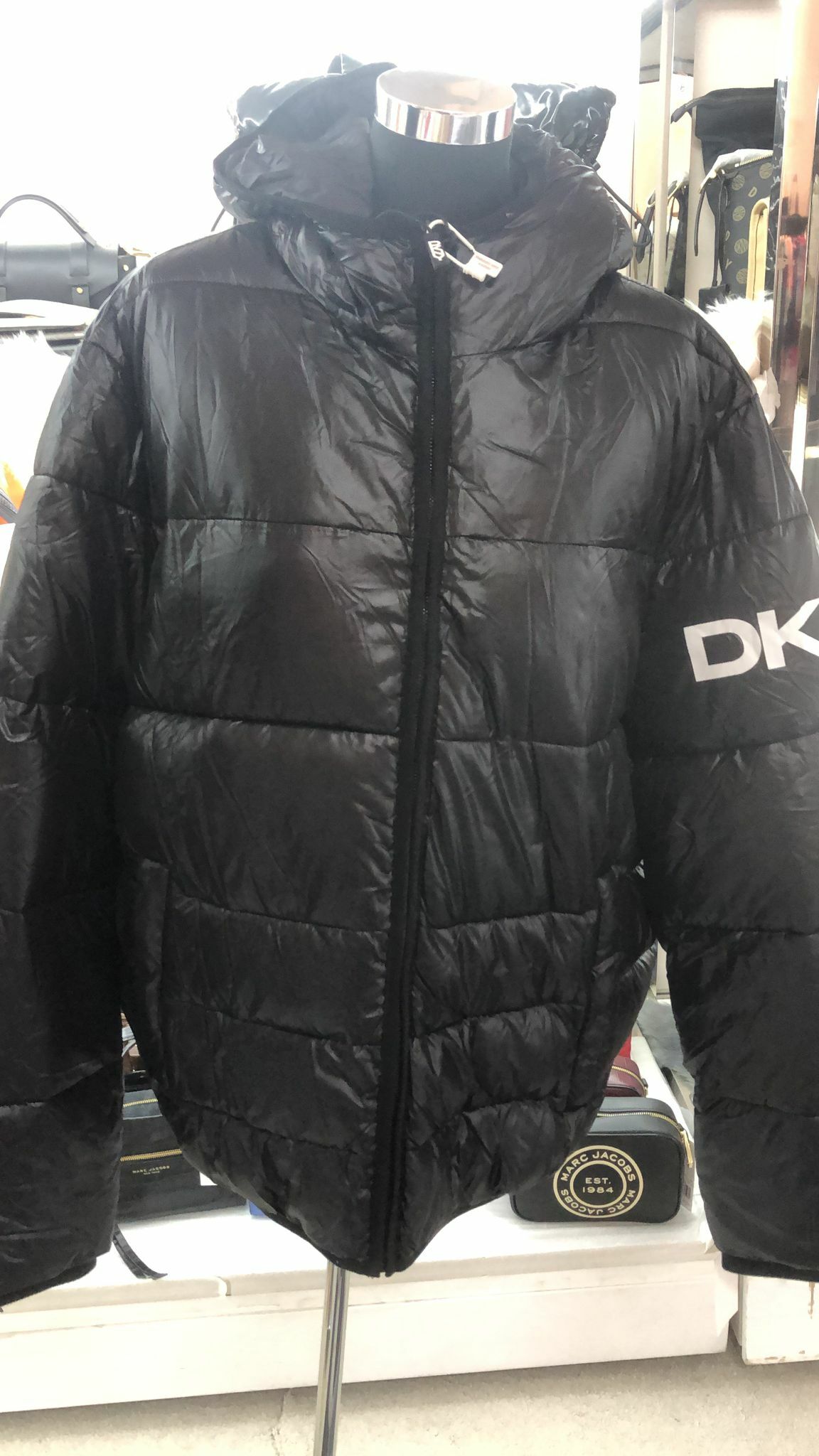 [S] DKNY WINTER JACKET, BLACK, DX1ON197-BLK (SD19)