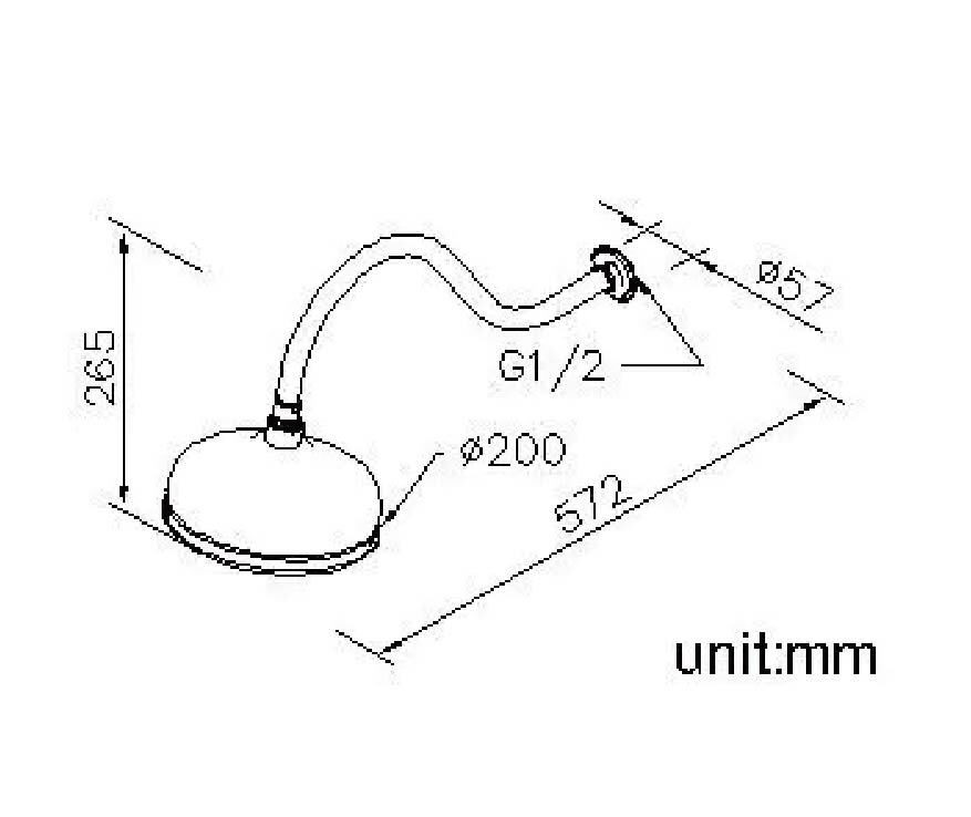 頂噴花灑 | JU-6703-AB