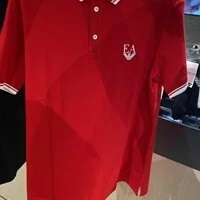 [S] ARMANI EXCHANGE POLO SHIRT, RED, 7V1FR6 1JWDZ-0335 (SAX38)