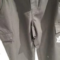 [S] ADLV A LOGO EMBLEM EMBROIDERY CARGO PANTS,BLACK, ADLV22SS-PTAECG-BLK  [FINAL SALE] (SAV92)