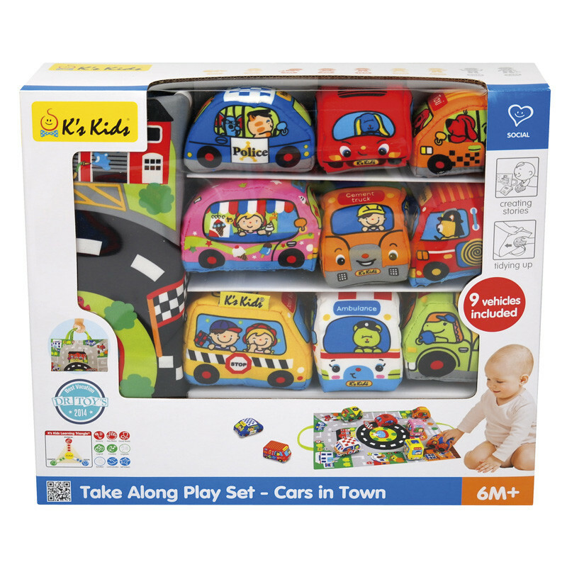K's Kids 小汽車總動員 (Take along play set- Cars In Town) KA10665