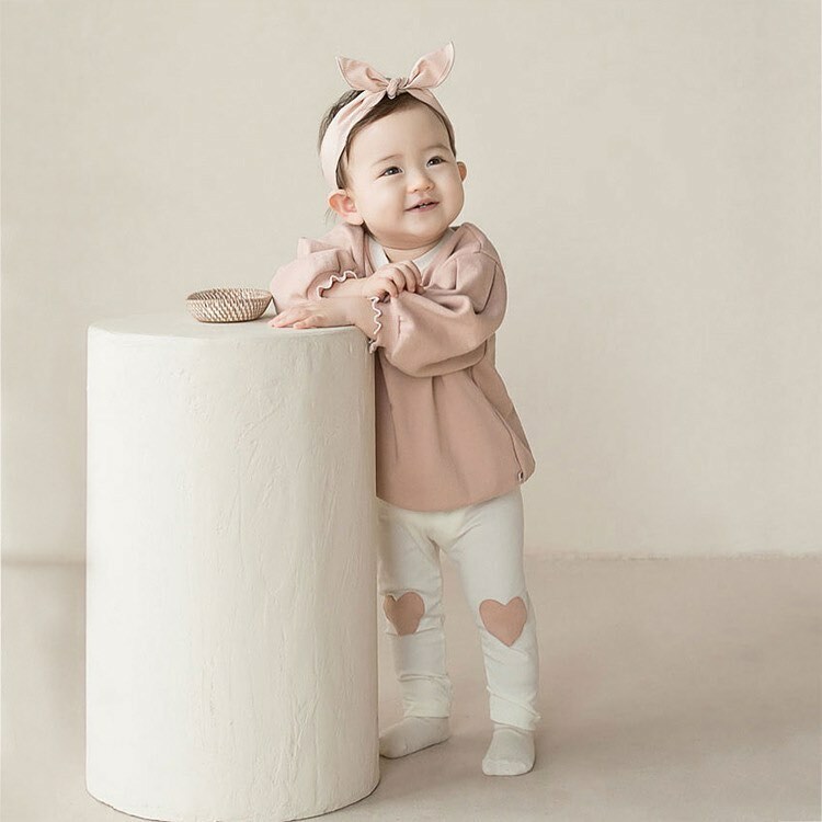 粉嫩愛心內搭褲