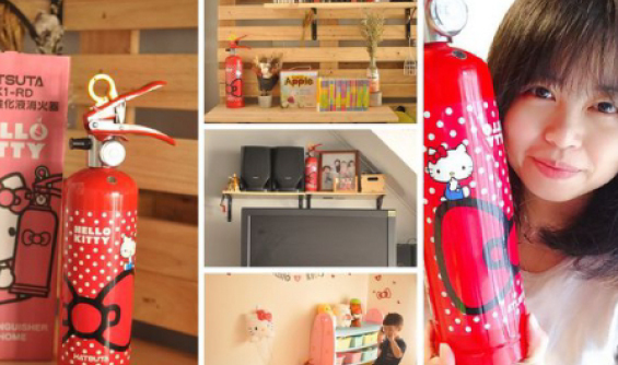 【居家安全】住宅用強化液HELLO KITTY滅火器