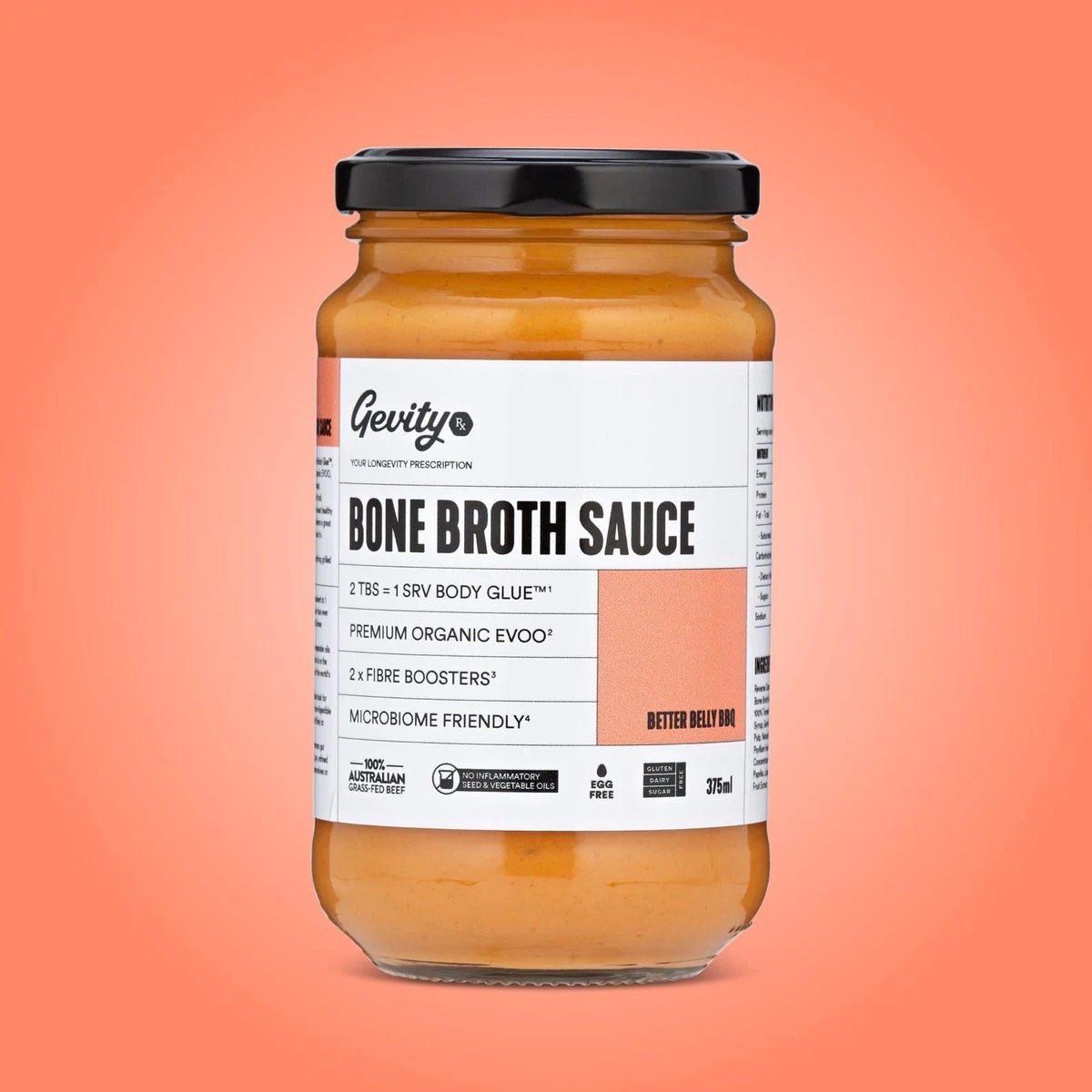 Gevity Rx 大骨湯燒烤醬 375g  (BESTBEFORE 18/12/2025)