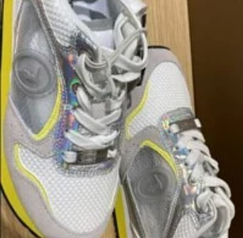 [S] TRUSSARDI SNK KIWY MIX POP LOGO,WHITE/YELLOW, 79A00650-9Y099998-W722 (STJ41)