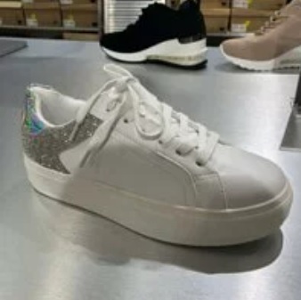 [S] STEVE MADDENPOINTING SNEAKERS,WHITE MULTI, POIN02S1-WHITE MULTI (SSM32)