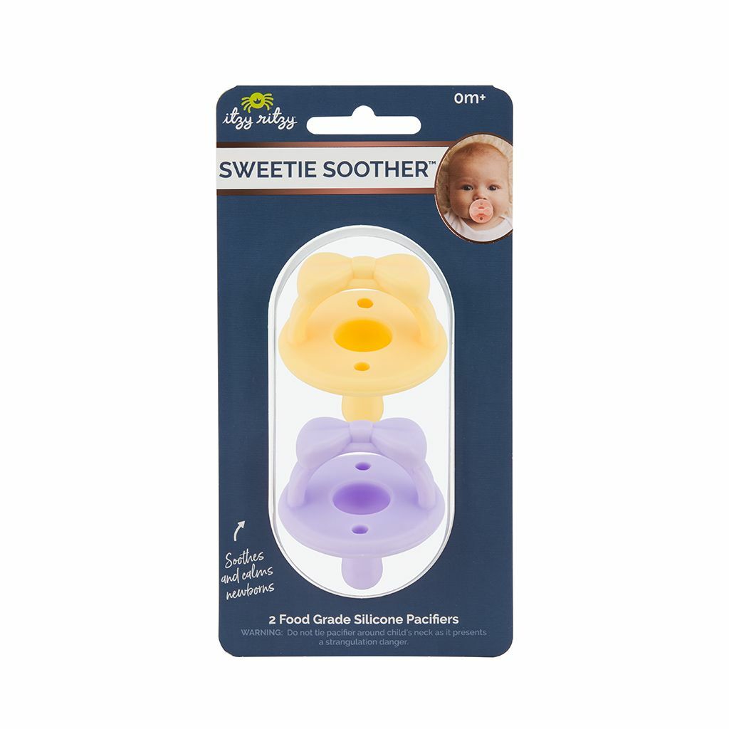 Itzy Ritzy-甜心安撫奶嘴-Daffodil + Purple Diamond
